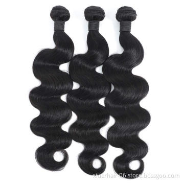 Vietnamese Natural 40 Inch  Body Wave Hold 13A Bundle Hair Vendors With Closure